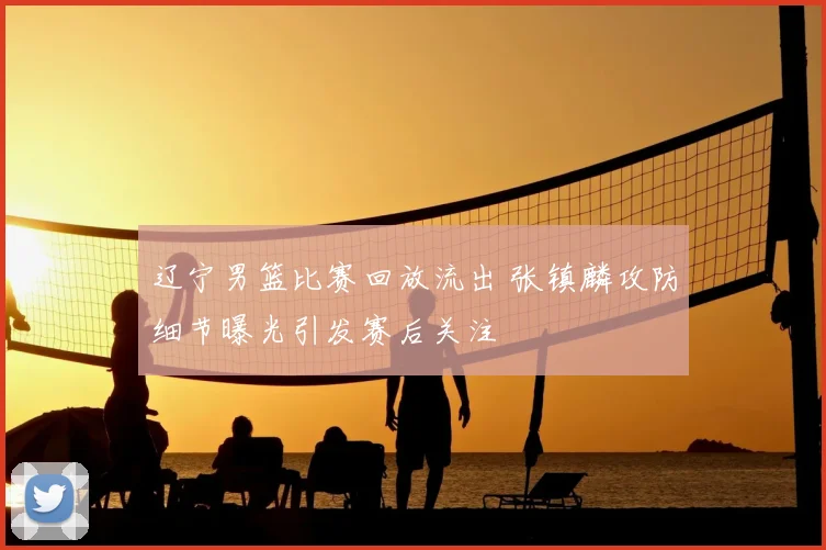 辽宁男篮比赛回放流出 张镇麟攻防细节曝光引发赛后关注